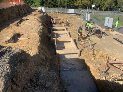 Footings for Supermarket Concrete Wall - May 2021