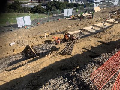 Footings for Supermarket Concrete Wall - May 2021